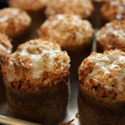 Lime Glazed Coconut Banana Bread - Recipe photo by dishdivajaz