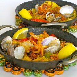 Spaghetti Squash Paella Marinera - Recipe photo by FOODalogue