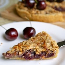 Cherry Coconut Pie - Recipe photo by dollydoesdesserts