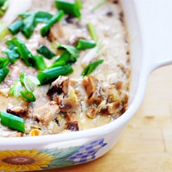Steamed Minced Pork+Mushroom+Egg - Recipe photo by che-cheh