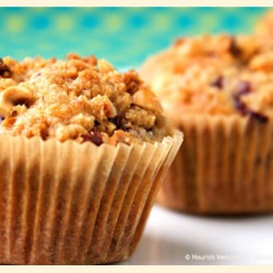 Blackberry Muffins with Streusel - Recipe photo by nourishnetwork