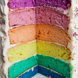 Rainbow Cake - Recipe photo by vintagesugarcube
