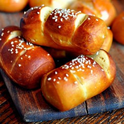 Pretzel Rolls - Recipe photo by TheGastronomer