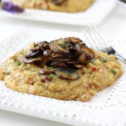 Bacon Mushroom Polenta - Recipe photo by cookin canuck