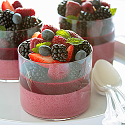 Mixed Berry Mousse & Gelée - Recipe photo by Lucy Vaserfirer