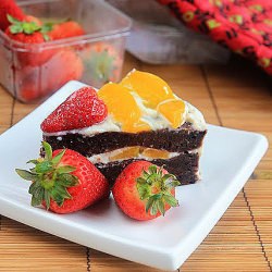 Yogurt Frosting Chocolate Cake - Recipe photo by littleinbox