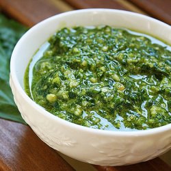 Easy Basil Pesto - Recipe photo by Comfort of Cooking