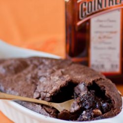 Cointreau Brownie Pudding - Recipe photo by delicieux