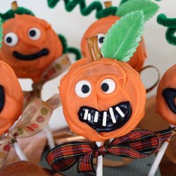 Oreo Pumpkin Pops - Recipe photo by Megan