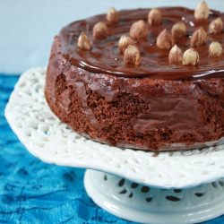 Flourless Chocolate-Hazelnut Cake - Recipe photo by Pocak Panna