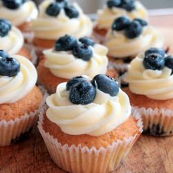 Blueberry & Lime Cupcakes - Recipe photo by Jules