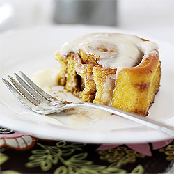 Pumpkin Cinnamon Rolls - Recipe photo by goodlifeeats