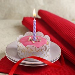 Eggless Pink Birthday Cupcakes - Recipe photo by Aparna