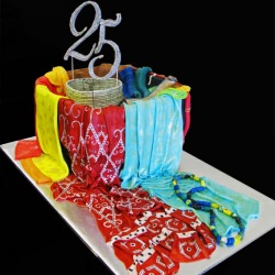 Silver Anniversary Cake - Recipe photo by constantcraving
