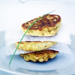 Corn and Pepper Pancakes - Recipe photo by maky