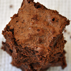 Fudgy Chocolate Brownies - Recipe photo by allfourburners