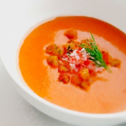 Shrimp Duet – Soup And Cocktail - Recipe photo by KalleBergman