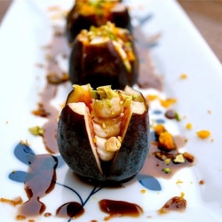 Mascarpone Stuffed Fresh Figs - Recipe photo by ijustlovemyapron