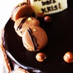 Chocolate Hazelnut Mousse Cake - Recipe photo by gourmetbaking
