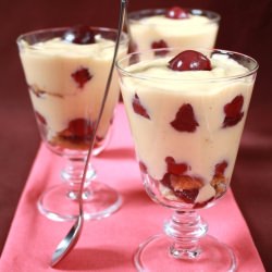 Nigella's Cherry Trifle - Recipe photo by Pocak Panna