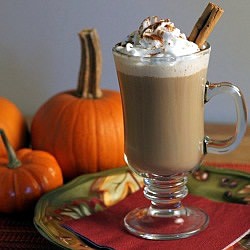 Maple Pumpkin Spice Lattes - Recipe photo by theyummylife