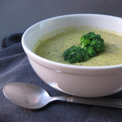 Broccoli Red Pepper Cheddar Soup - Recipe photo by DeannaS