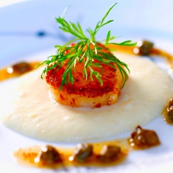 Scallops Sunchoke Capers - Recipe photo by KalleBergman