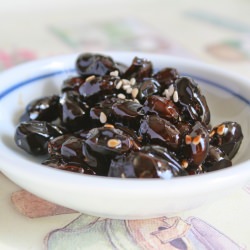 Korean Sweet Black Beans - Recipe photo by lapetitefrog