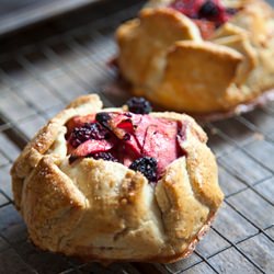 Rustic Apple & Blackberry Galette! - Recipe photo by thegoodmoodfoodblog