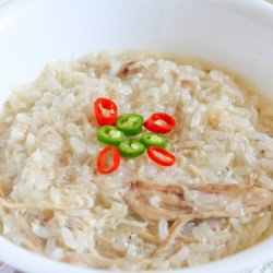 Korean Chicken Porridge - Recipe photo by lapetitefrog