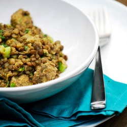 Warm Lentil Salad - Recipe photo by GuiltyKitchen