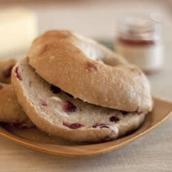 Cinnamon Cranberry Bagels - Recipe photo by BarbaraBakes