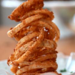 Buttermilk Barbecue Onion Rings - Recipe photo by joythebaker
