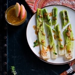 Broiled Leeks - Recipe photo by White On Rice Couple