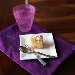 Semolina Honey Lemon Syrup Cake - Recipe photo by anushruti