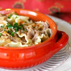 Pork with Salsa Genovese - Recipe photo by savoringtimeinthekitchen