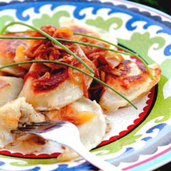 Pierogi Lunch - Recipe photo by Adventuress Heart