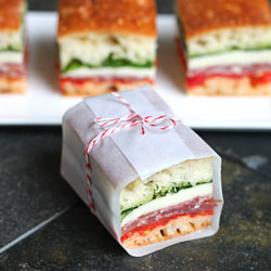 Italian Pressed Sandwiches - Recipe photo by TheCilantropist