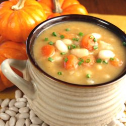 Pumpkin & White Bean Stew - Recipe photo by aloadofbeans