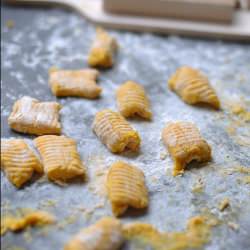 Pumpkin Gnocchi - Recipe photo by Trissalicious