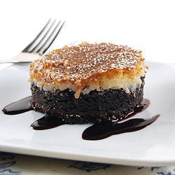 Black and White Gooey Butter Cake - Recipe photo by EvilShenanigans