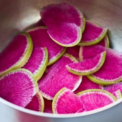 Watermelon Radish - Recipe photo by LunchboxBunch