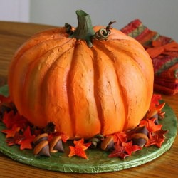 Halloween Pumpkin Cake - Recipe photo by JaneAlice