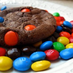 Chocolate M&M Cookies - Recipe photo by whiskandaprayer