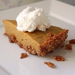 Chiffon Pumpkin Pie [Grain Free] - Recipe photo by PrimalPalate