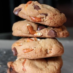 Chocolate Pretzel Cookie - Recipe photo by milkncookiezzz