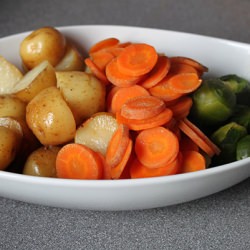 Veggies for a Roast Chicken - Recipe photo by coffeemuffins