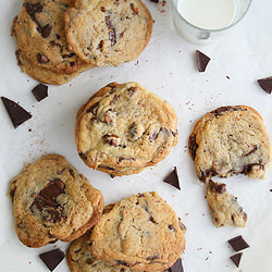 Chocolate Chip Cookies w/ Hazelnuts - Recipe photo by bakingbetweencities