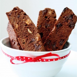 Triple Chocolate Biscotti - Recipe photo by Shanon