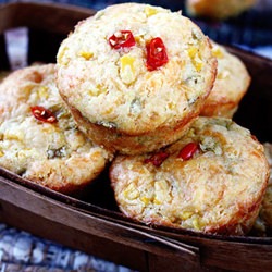 Green Chile Corn Muffins - Recipe photo by Jane Deere